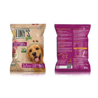 TONY'S DOG ADULT 400g- thức ăn hạt khô cho chó trưởng thành bao 400gram <GIÁ CẠNH TRANH>
