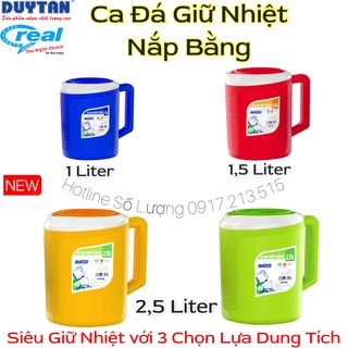 Ca đá giữ nhiệt nắp bằng 1l/1.5l/2.5l nhựa duy tân