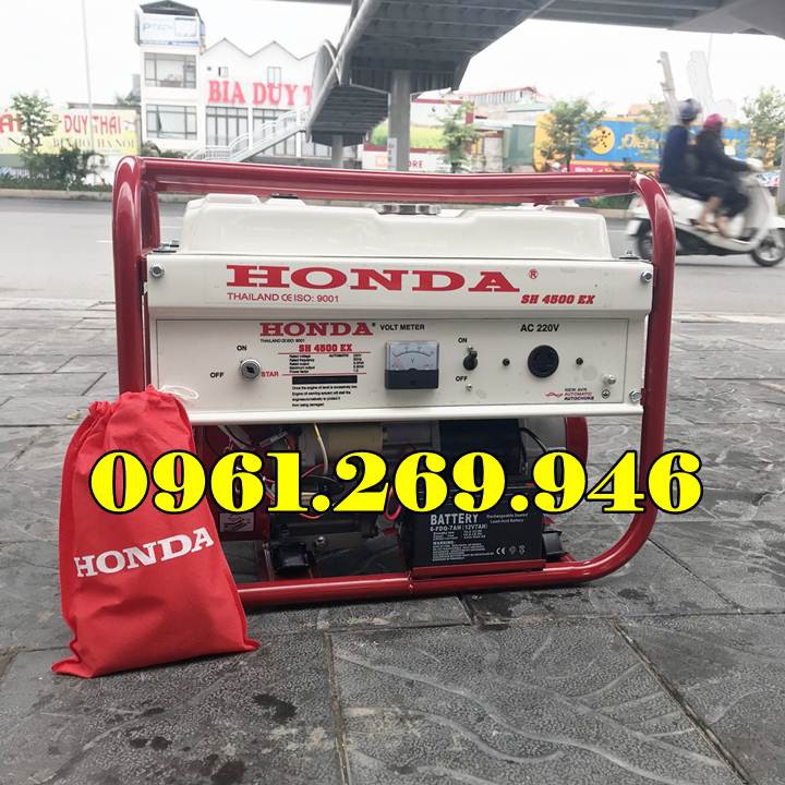 Máy phát điện Honda SH4500EX công suất 3.5kw chạy xăng nhập khẩu Thái