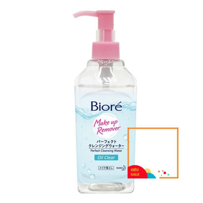 Nước Tẩy Trang Hoàn Hảo Sạch Nhờn Biore Makeup Remover Perfect Cleansing Water Oil Clear 300ml