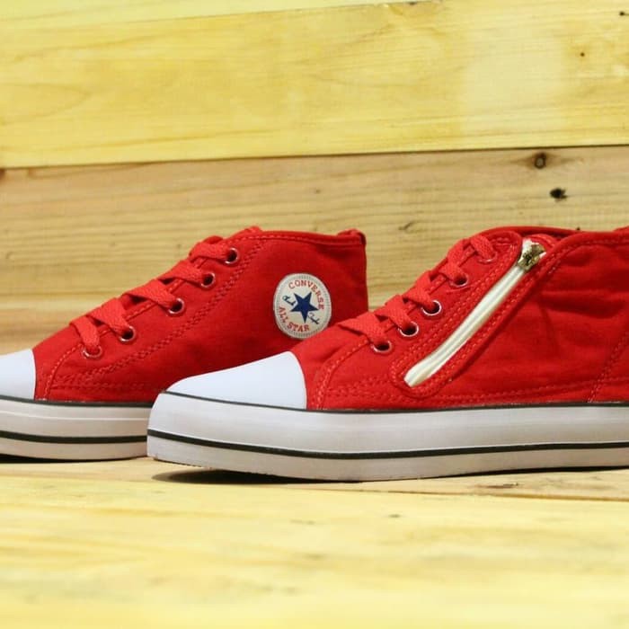 Giày Converse All Star Cổ Cao Có Dây Cột Dành Cho Trẻ Em Có Size 26-35