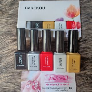 sơn gel cọ nét 5 màu