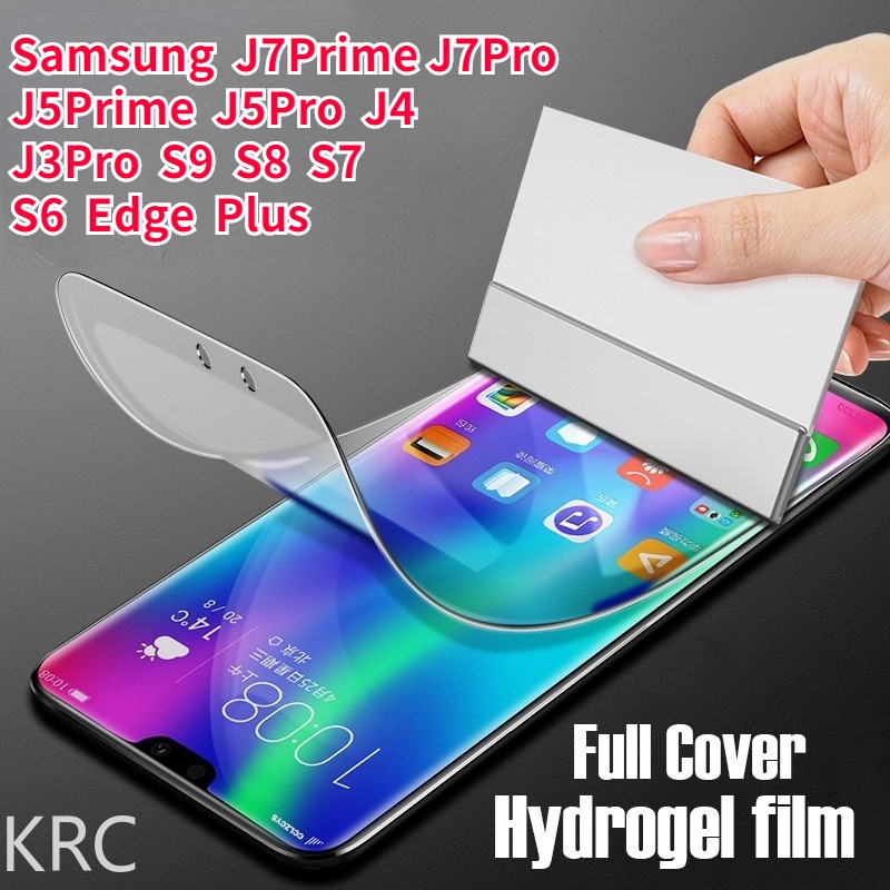 Miếng Dán Hydrogel Bảo Vệ Màn Hình Cho Samsung J7Prime J7Pro J5Prime J5Pro J4 J3Pro S9 S8 S7 S6 Edge Plus