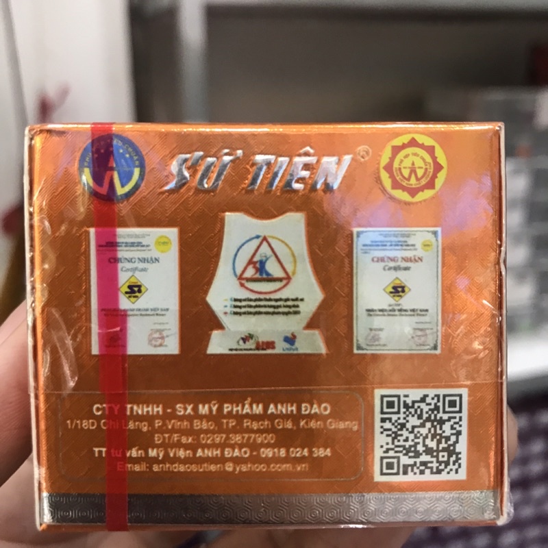 Kem dưỡng trắng da 7 ngày ngừa mụn Sứ Tiên 3g