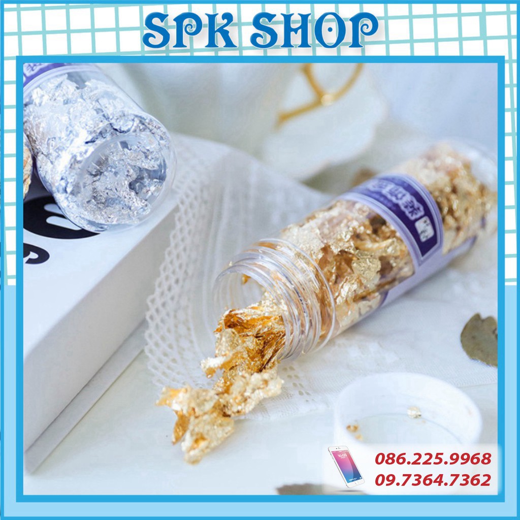 [FREESHIP❤️] Lá Vàng+Bạc- Trang trí bánh sinh nhât bánh kem - SPK Shop