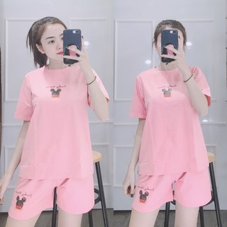Bộ thun đùi mặc nhà xinh db119