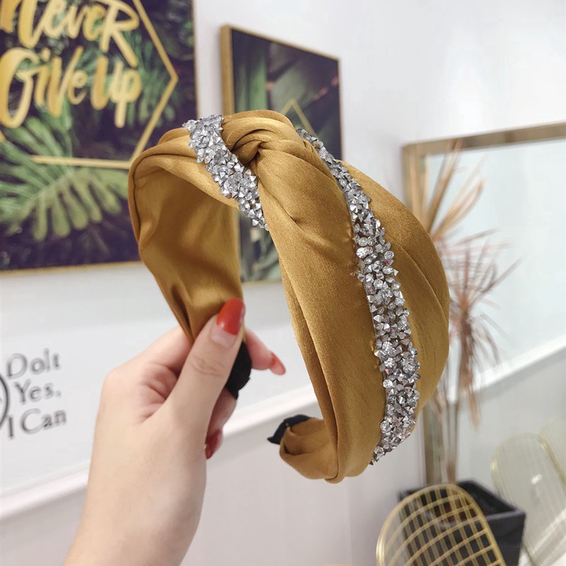 Băng đô vải đính đá phong cách Hàn Quốc dành cho nữ