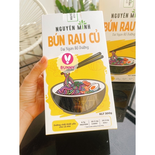 Mì bún rau củ Nguyên Minh 300gram
