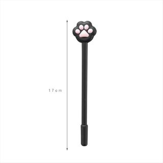 1 Bút mực gel hình dấu chân mèo đáng yêu 0.5mm dùng cho học sinh