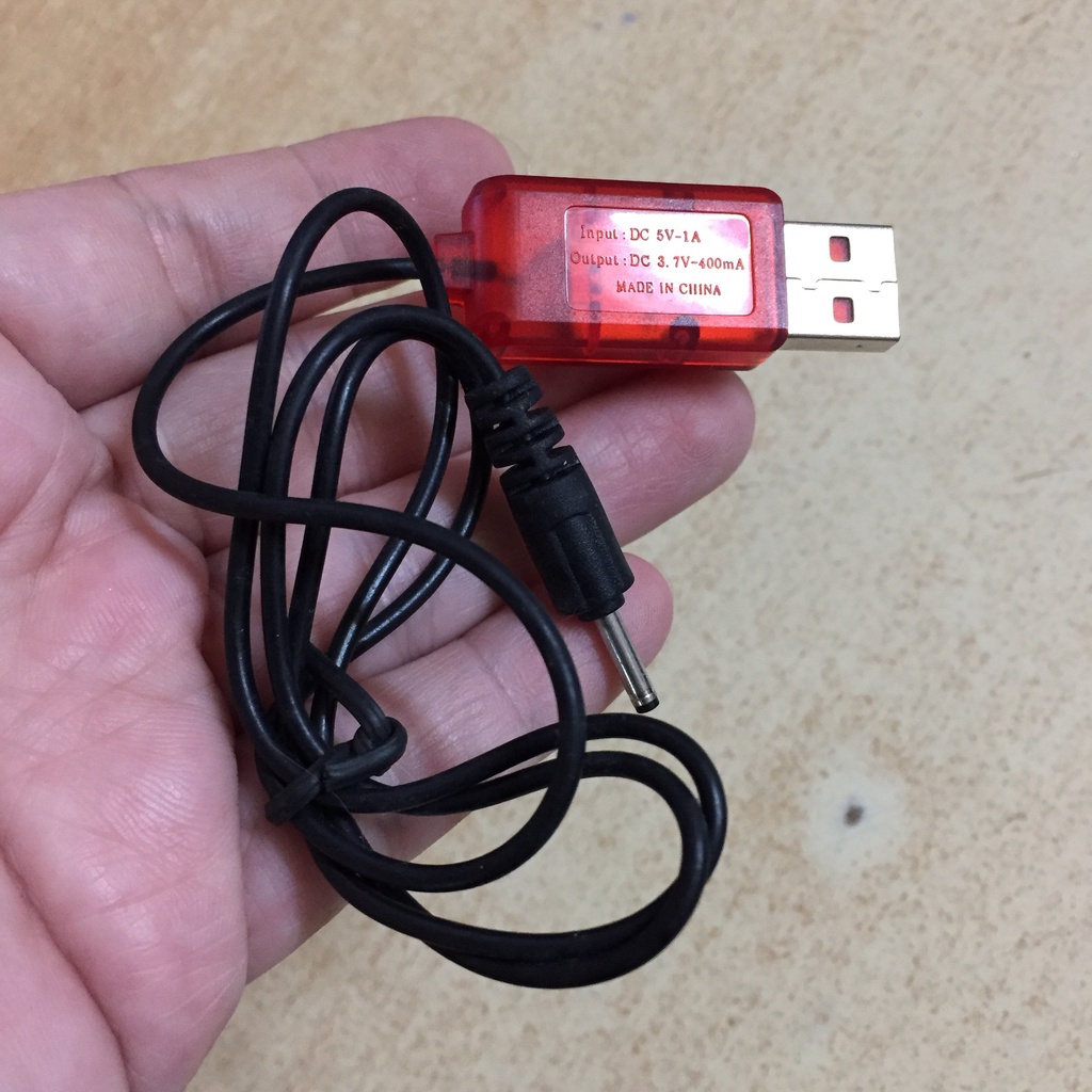Dây sạc 3.7V chân tròn cho máy bay điều khiển