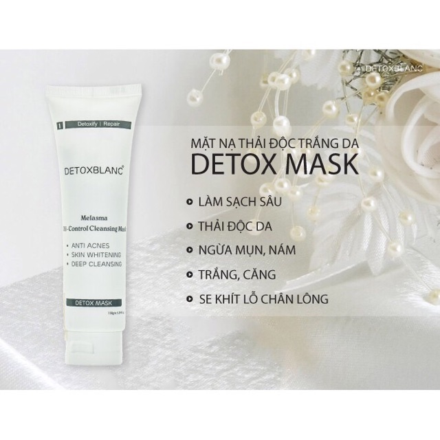 Sale combo tắm trắng thải độc detox blanc