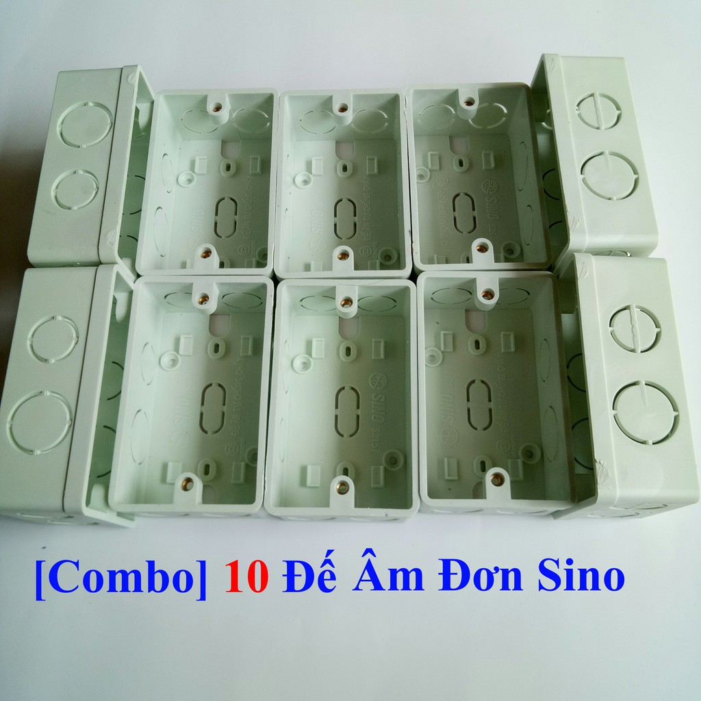 [COMBO] 10 Đế Âm Đơn Sino - Tự Chống Cháy