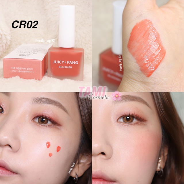 MÁ HỒNG KEM APIEU JUICY PANG BLUSHER