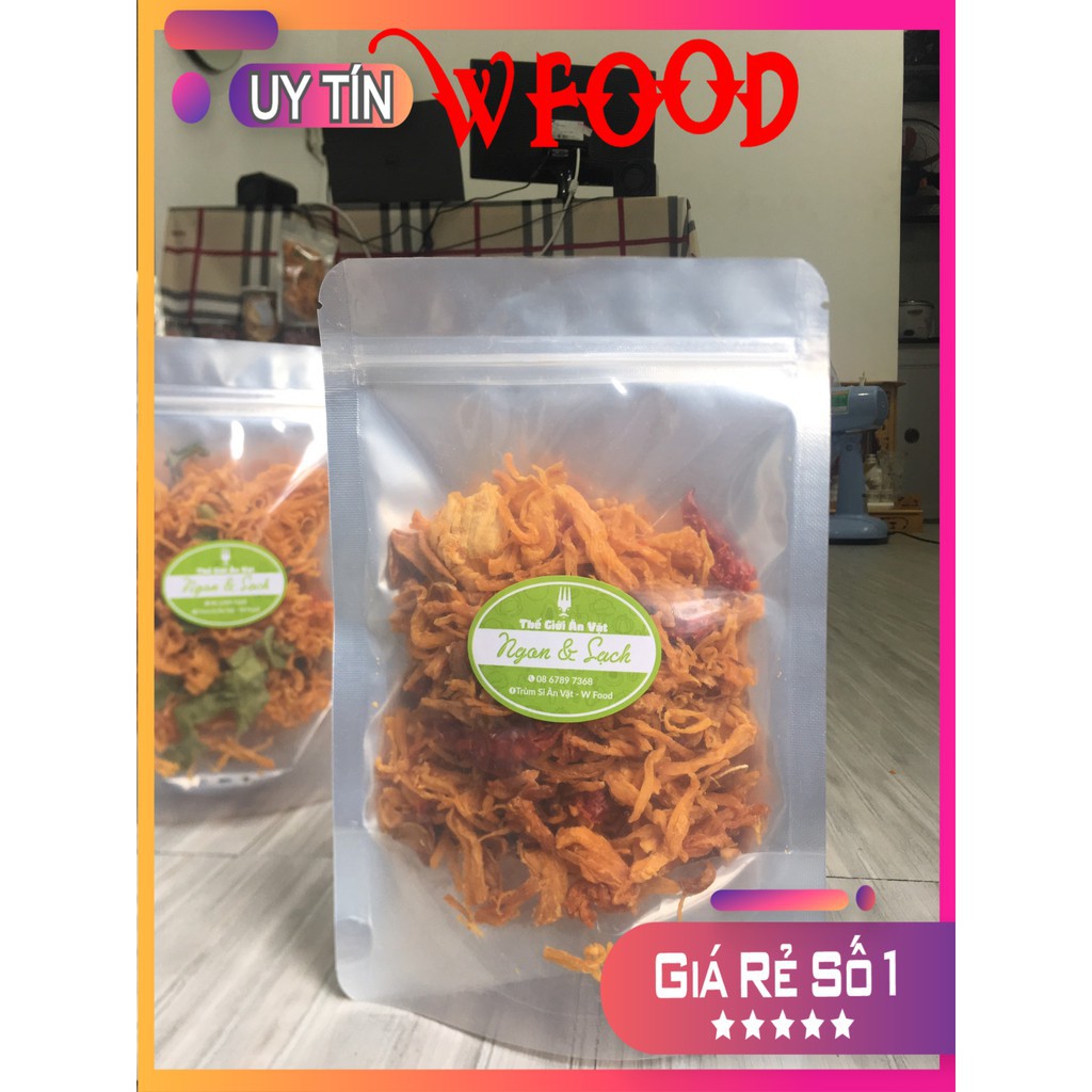 100G GIÁ SỈ KHÔ GÀ BƠ TỎI SIÊU NGON - W FOOD