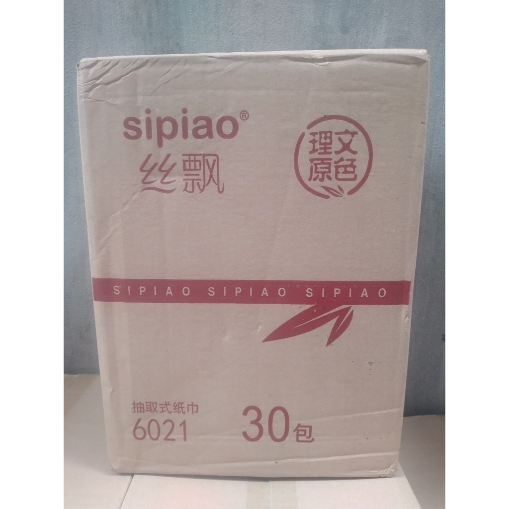 Giấy ăn gấu trúc sipiao siêu dai (1 thùng 30 gói)