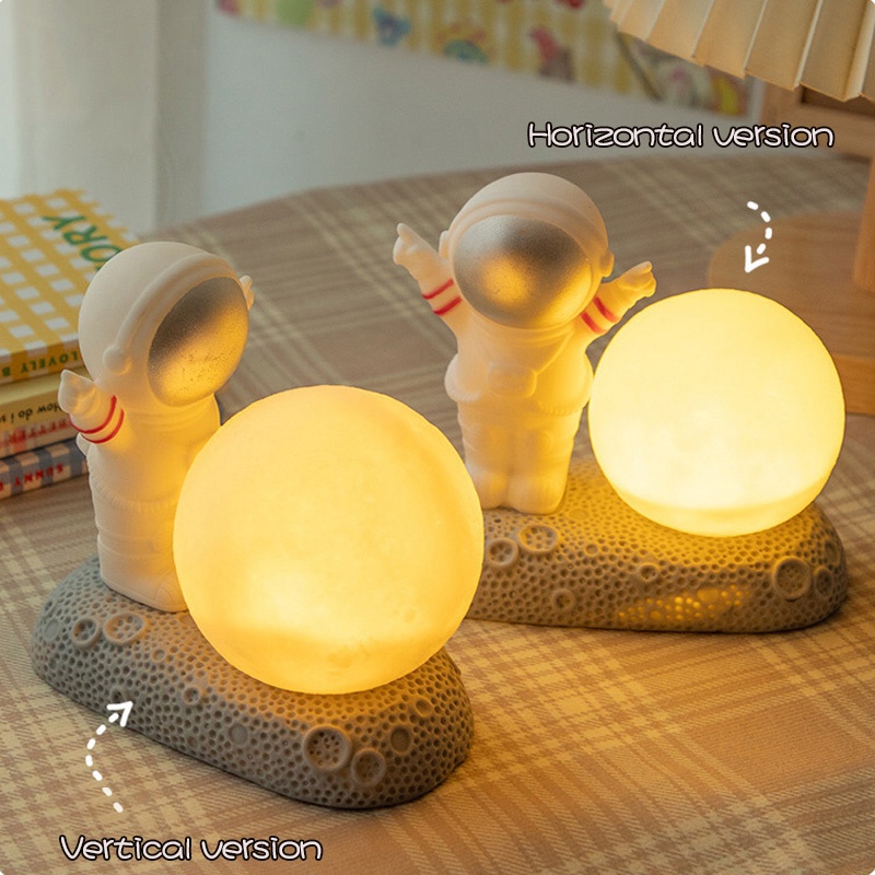 Đèn ngủ để bàn hình mặt trăng hoạt hình dễ thương