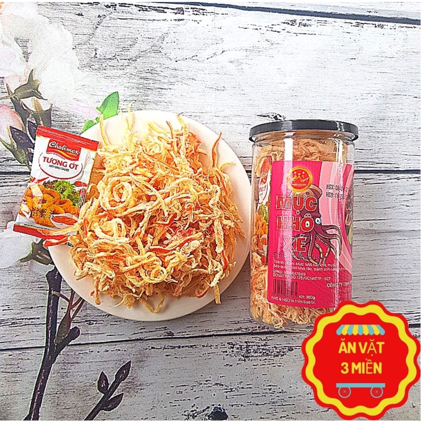 Khô Mực Hấp Nước Dừa Xé Sợi Phương Huyền Food lọ 180g Loại A | BigBuy360 - bigbuy360.vn