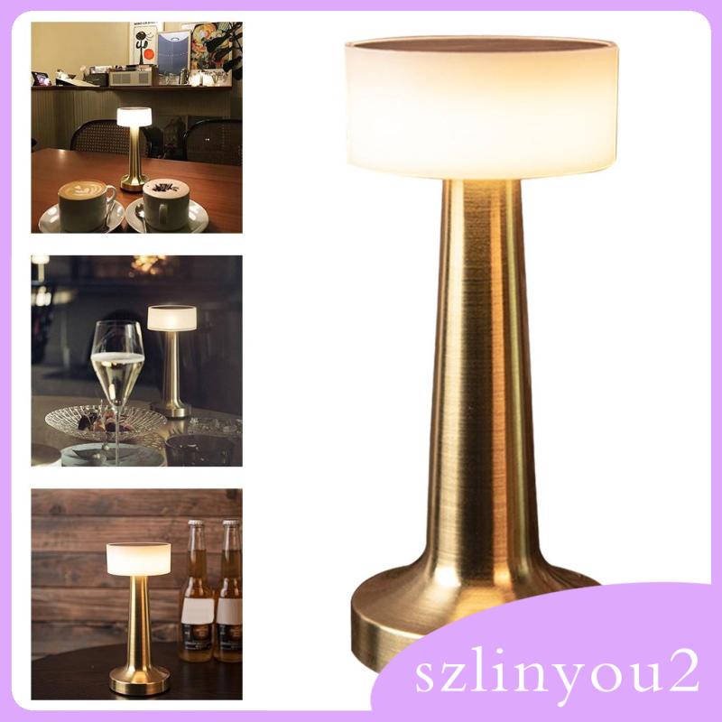 3W Cordless Table Lamp Bedroom Beside LED Night Light USB Charge