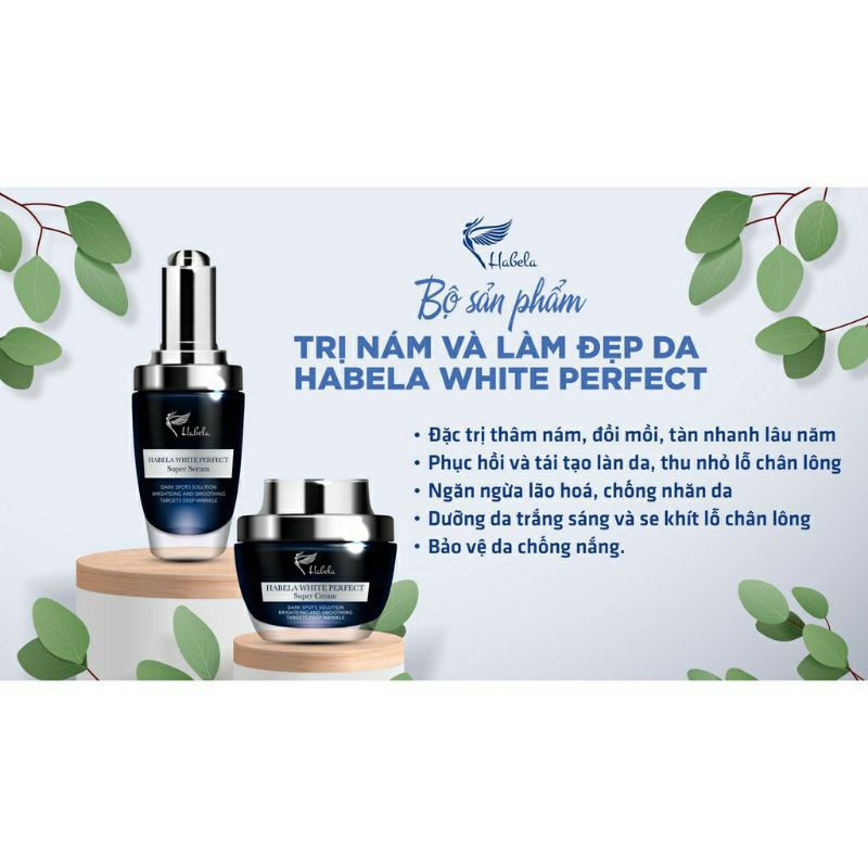 Kem nám và dưỡng da Habela White Perfect | BigBuy360 - bigbuy360.vn