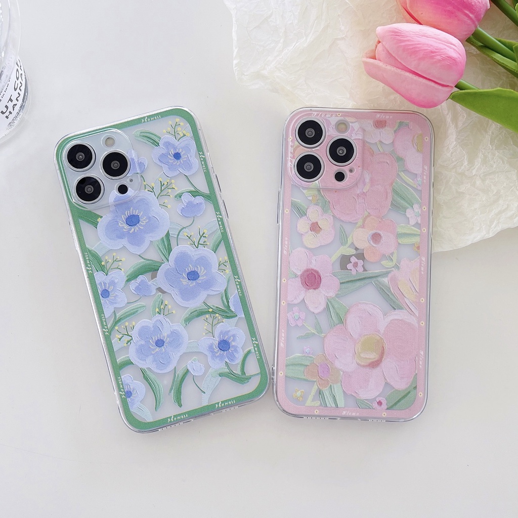 Ốp Điện Thoại TPU Dẻo Họa Tiết Hoa Xinh Xắn Cho Oppo Reno 7Z 7 Reno 6Z 6 Pro Reno 2F Reno 4 Pro Reno 5 Pro 4G 5G