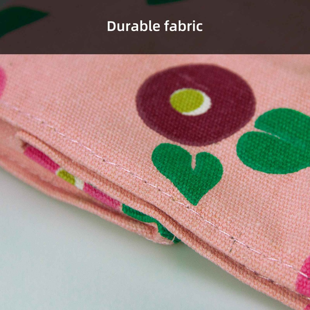 Túi xách FUNTRAVEL LS5003 vải canvas in hoa xinh xắn thời trang cho nữ