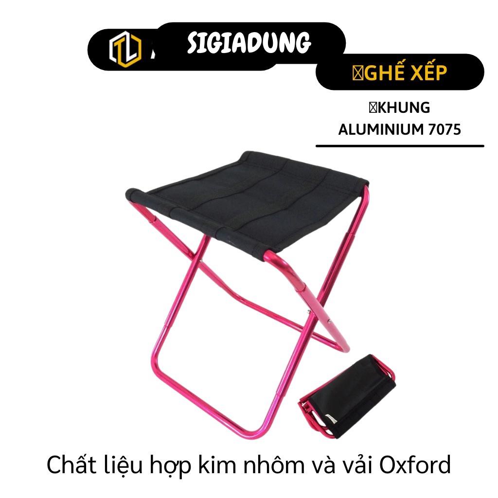 [SGD] Ghế Phượt Xếp Gọn - Ghế Xếp Dã Ngoại Du Lịch Cắm Trại Picnic Tặng Kèm Túi Đựng 7353