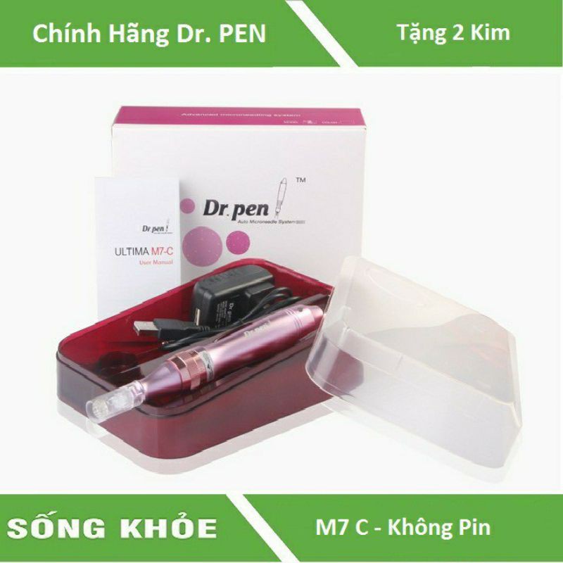 Máy lăn kim, Máy phi kim Dr Pen M7, A1, nhập khẩu chính hãng