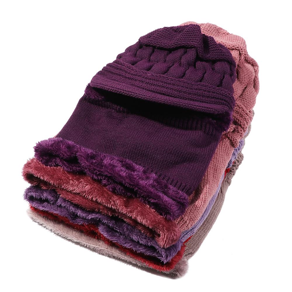 Mũ Beanie Nhung Dày Chống Gió Ngoài Trời Mùa Đông