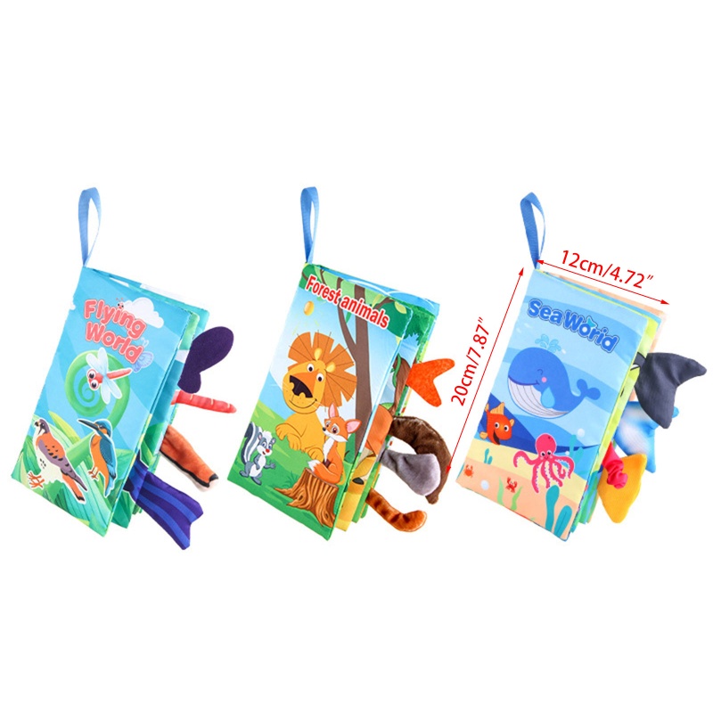 Sách Vải Mềm Giúp Bé Luyện Tập Kích Thước 4.72x0.98x10.43in