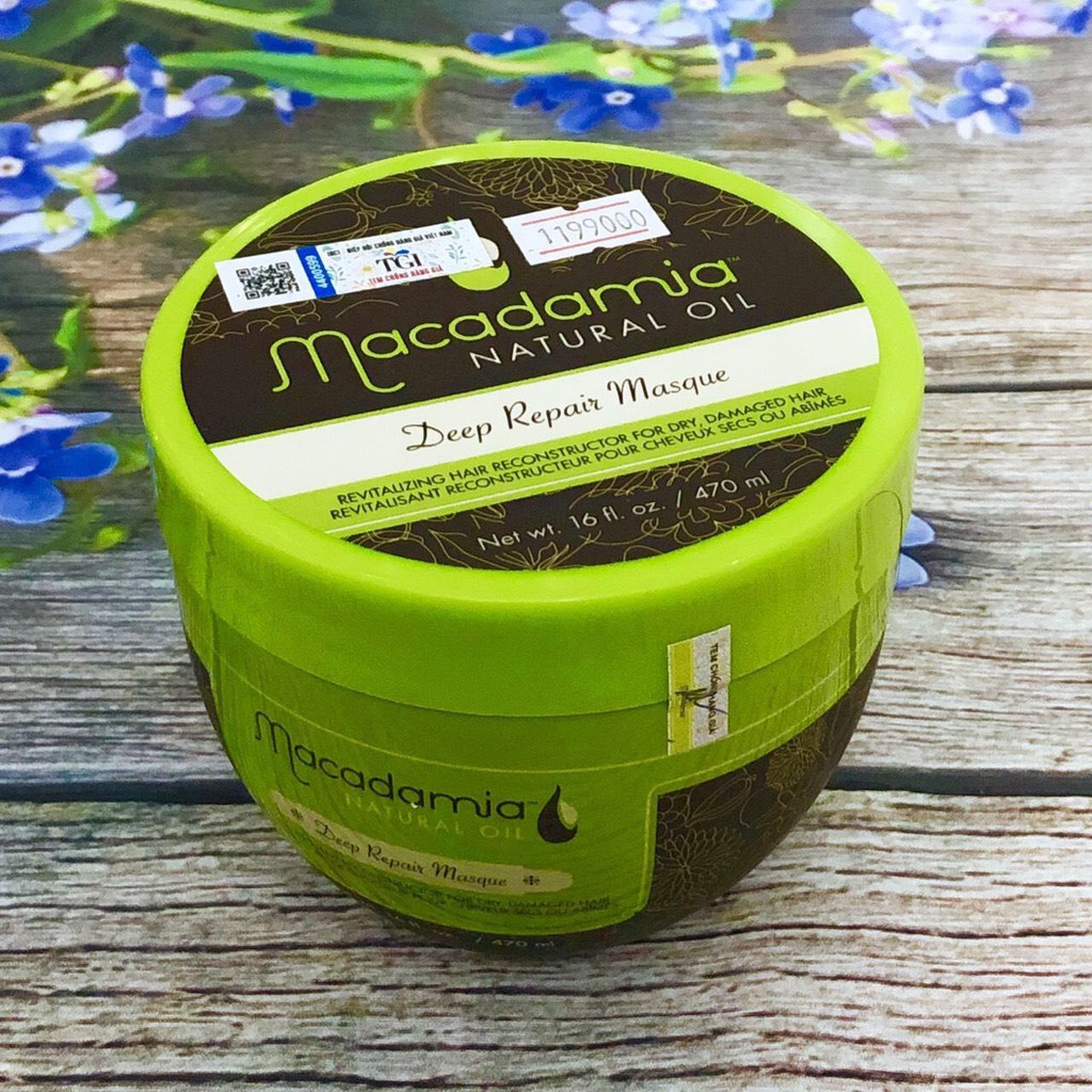 🇺🇸 Kem hấp tóc siêu phục hồi Macadamia Deep Repair Masque 470ml
