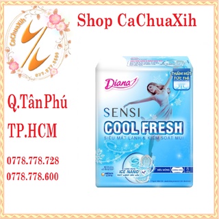 Băng vệ sinh Diana Cool Fresh siêu mỏng không cánh 8 miếng