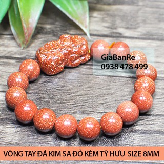 VÒNG TAY TỲ HƯU ĐÁ KIM SA - NỮ - 10MM - 3361