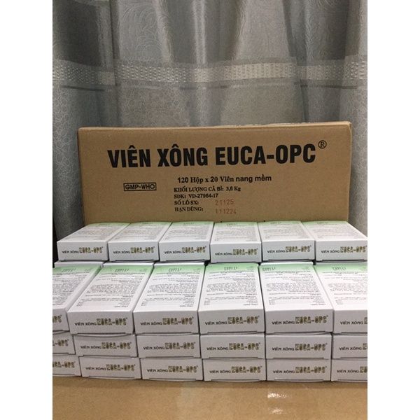 VIÊN XÔNG KHỬ KHUẨN SÁT TRÙNG MŨI HỌNG OPC HỘP 2 vĩ / 20 viên