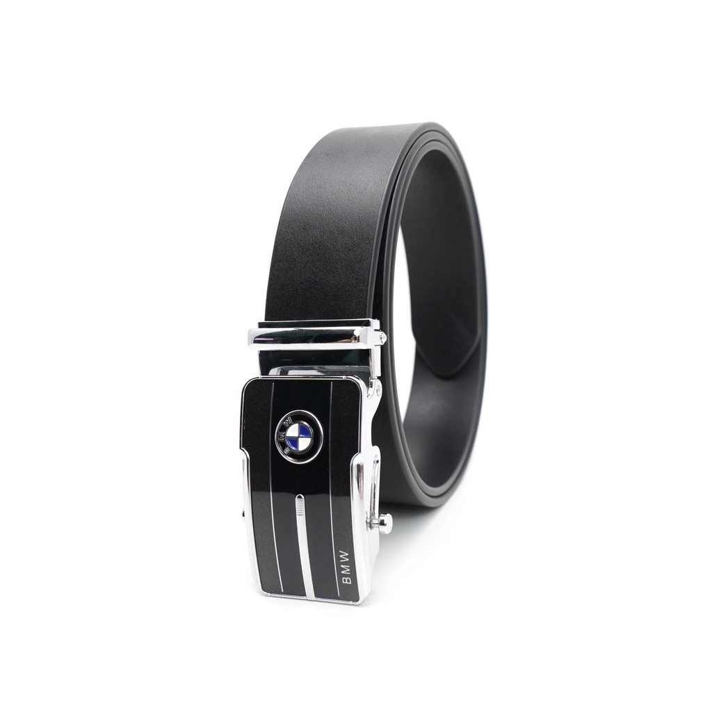 Thắt lưng nam da bò, dây lưng nam cao cấp mặt khóa lăn phủ kính sang trọng L4BT