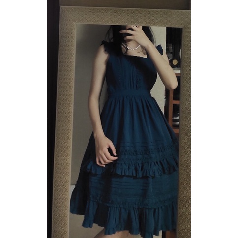 YAS0438-Váy Lolita vintage phong cách đồng quê