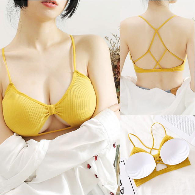 Áo lót AOWEINISI thiết kế nơ quyến rũ cho phụ nữ