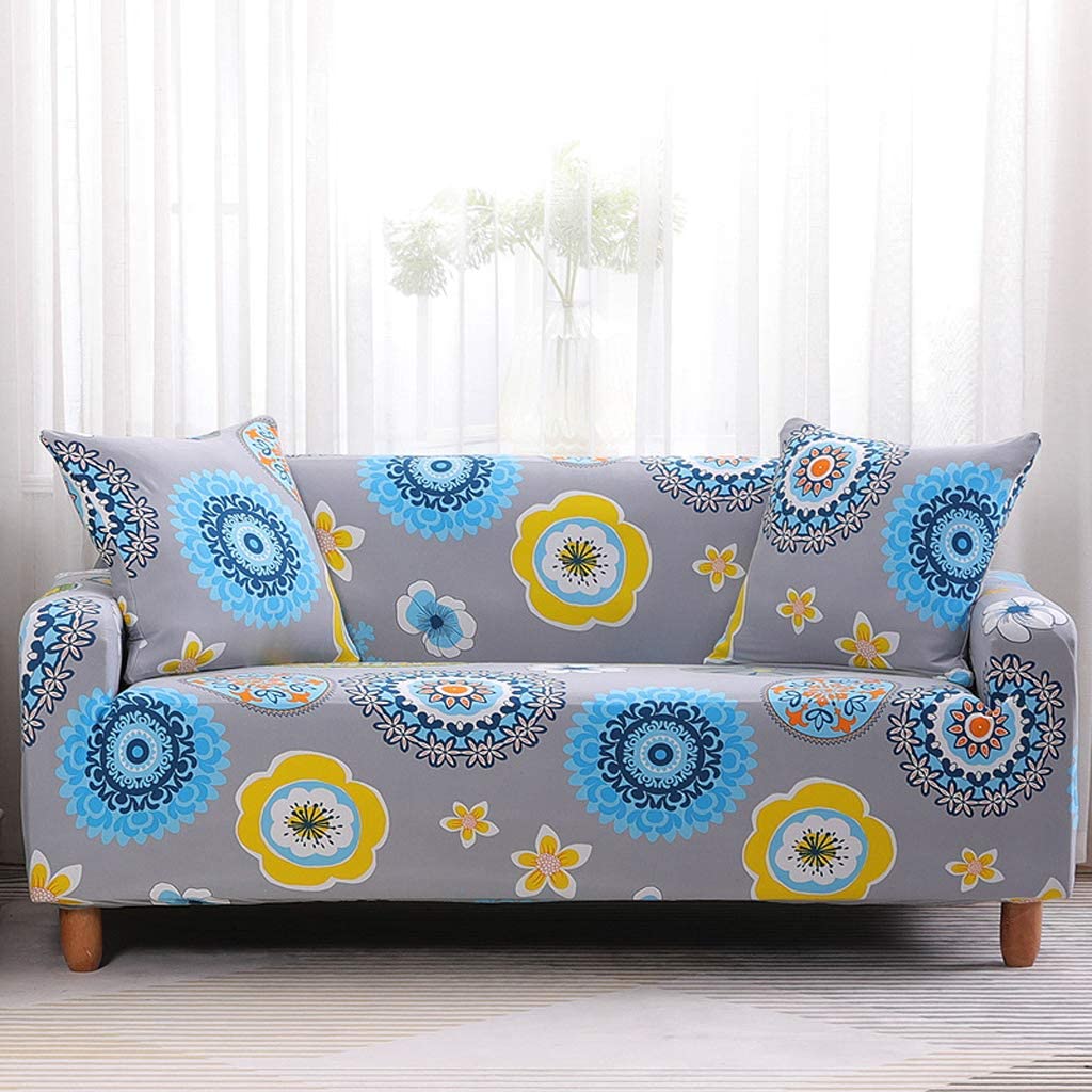 Vỏ Bọc Ghế Sofa Hình Chữ L Bằng Polyester Co Giãn Có Thể Giặt Rửa Và 2 Ghế Ngồi + 3 Chỗ Ngồi