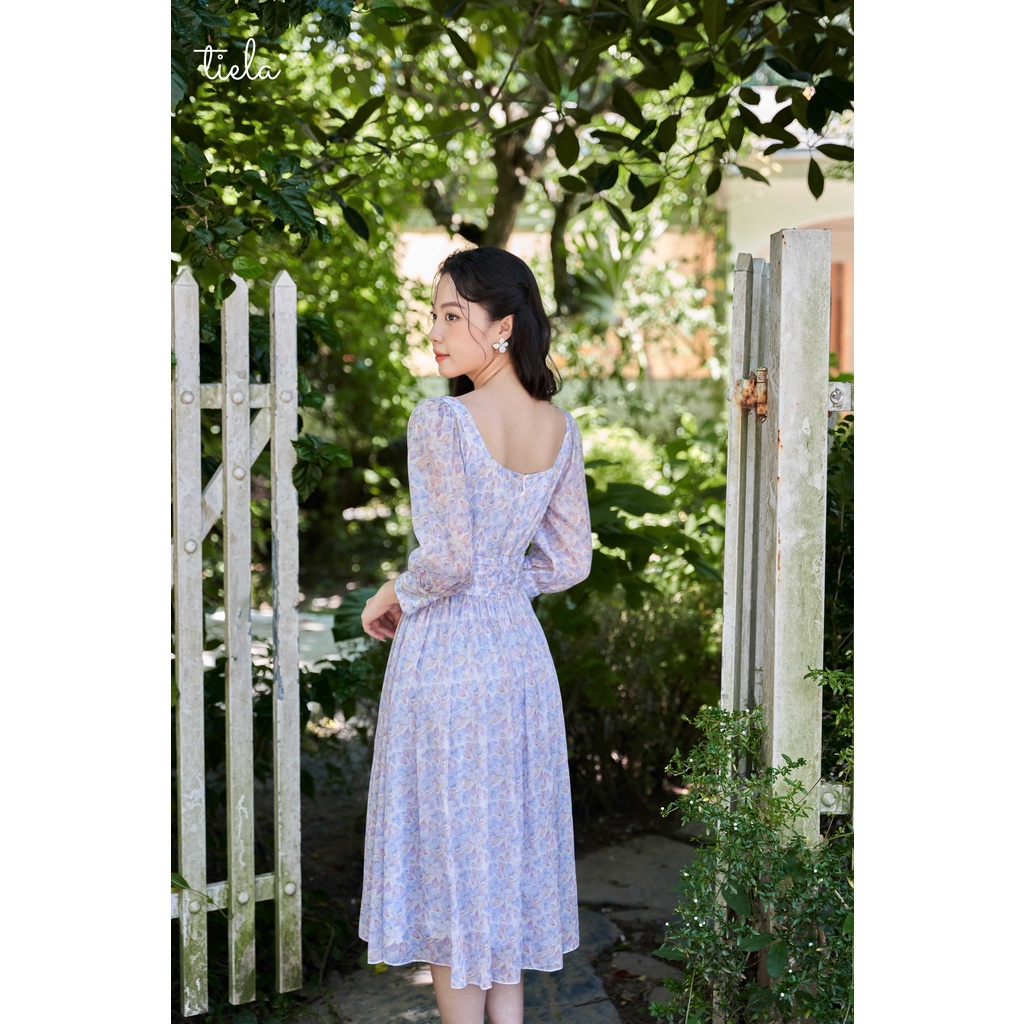 TIELA Đầm váy hoa tay dài - Mimosa Dress
