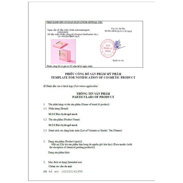 MẶT NẠ GẠO TINH KHIẾT HỒ NGỌC HÀ | BigBuy360 - bigbuy360.vn