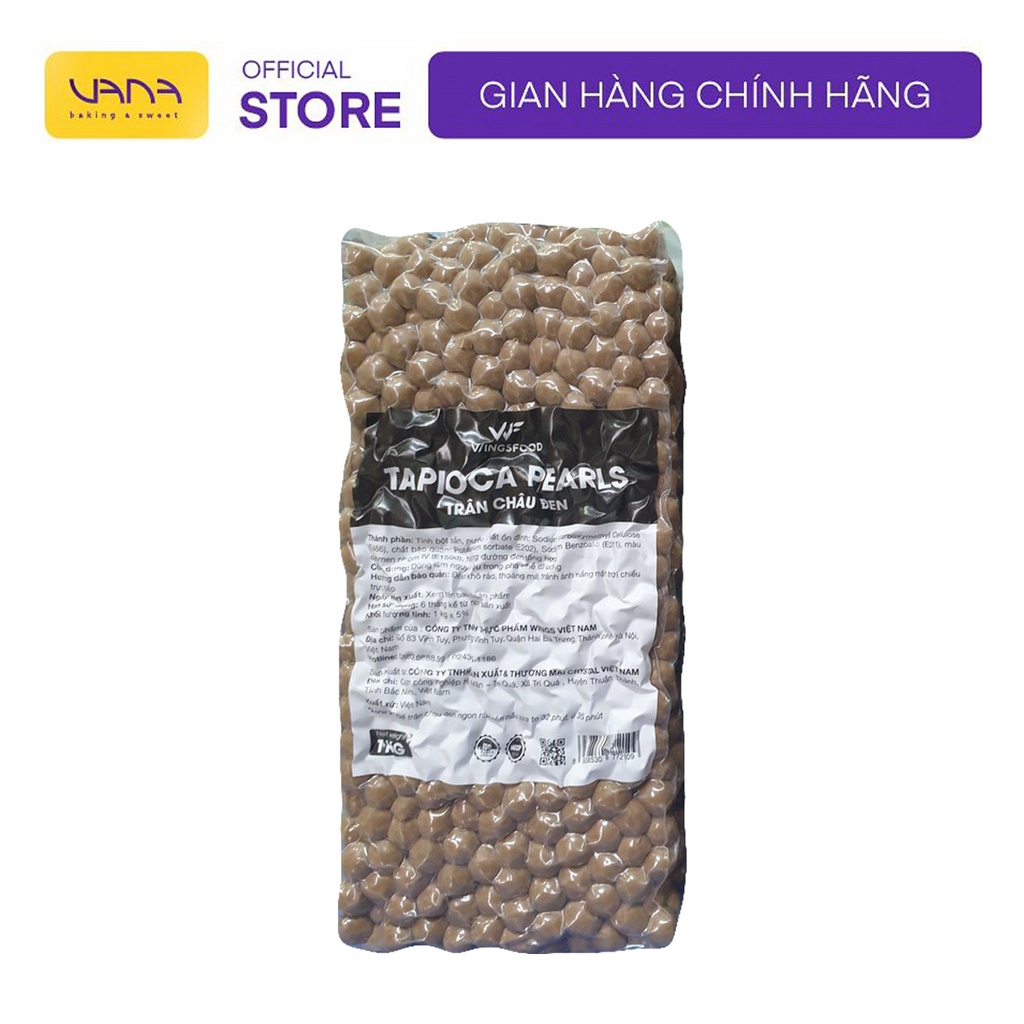 Trân châu đen Wings 1KG (VIỆT NAM) (bao bì mới)