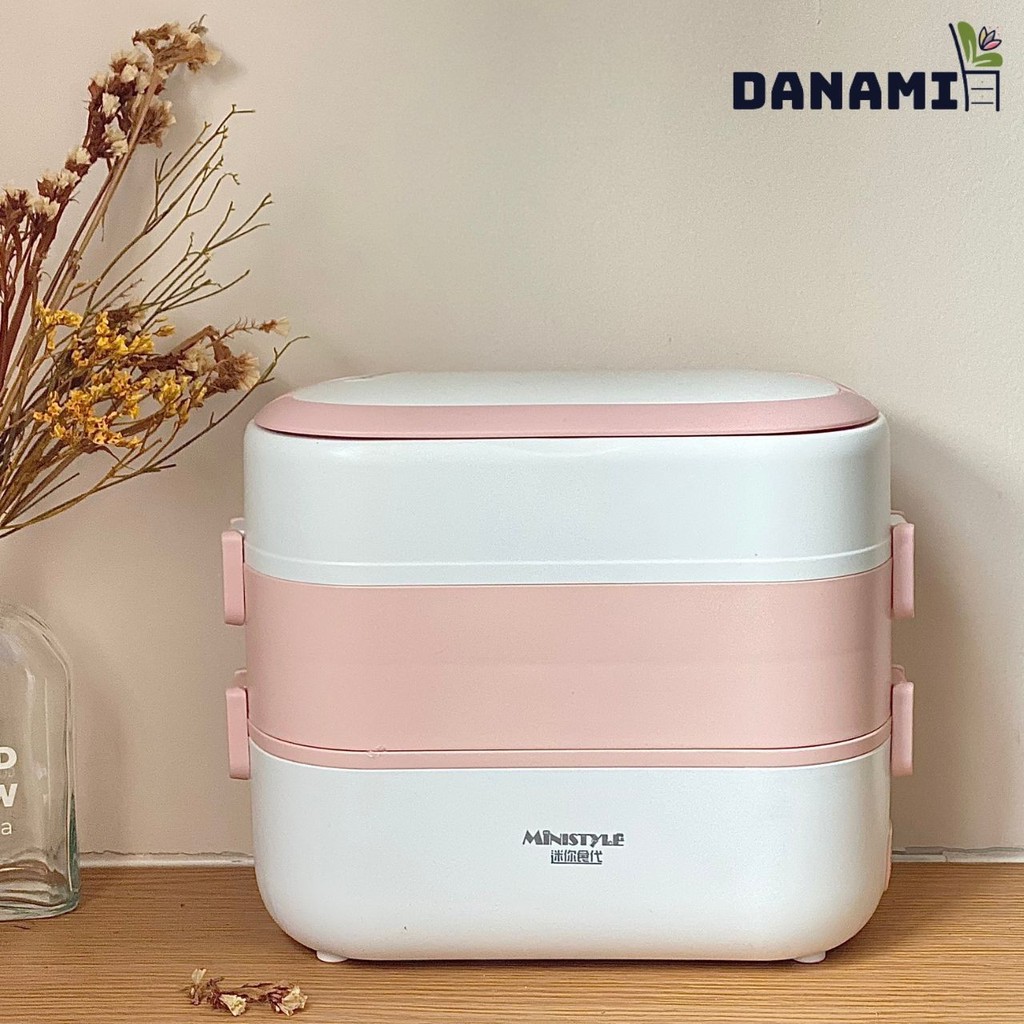 [MẪU 2021 MỚI NHẤT] Hộp cơm hâm nóng – Hộp cơm Cắm Điện, Giữ Nhiệt tốt - 2 tầng 4 bát - Văn Phòng hâm 5 phút tiện lợi | BigBuy360 - bigbuy360.vn