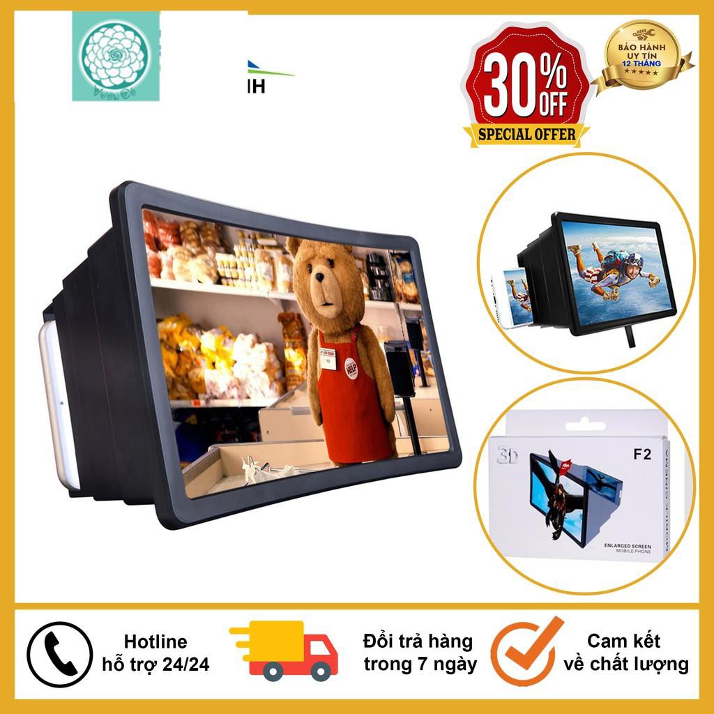 Kính Xem Phim Phóng Đại Hình Ảnh Điện Thoại 3D 8 Inch Thế Hệ Mới 2020