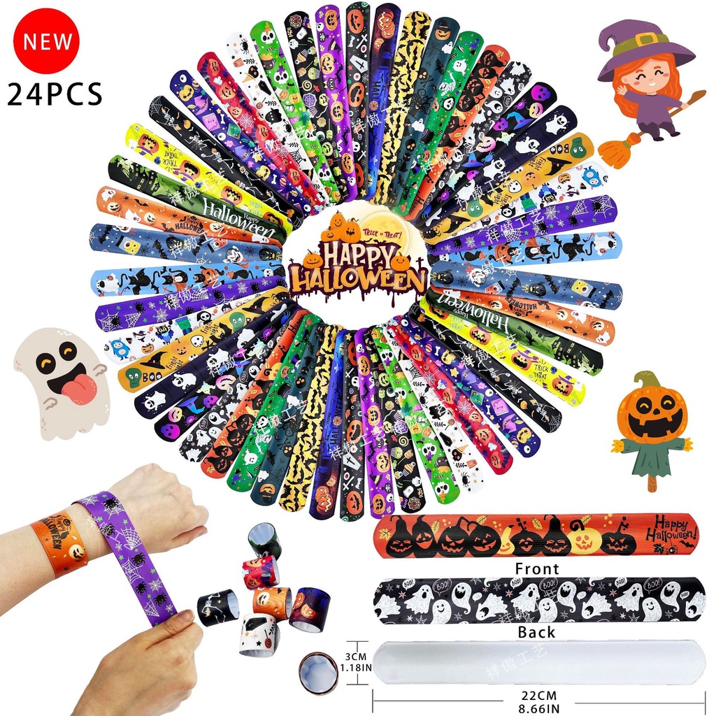 Vòng tay cuộn halloween cho bé