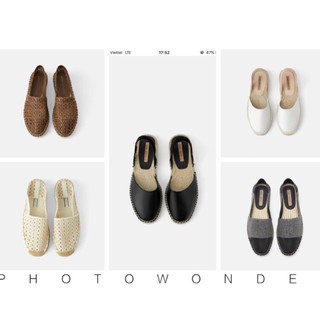 Giày đế cói Zara