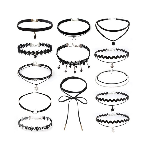 Vòng đeo cổ choker đa phong cách