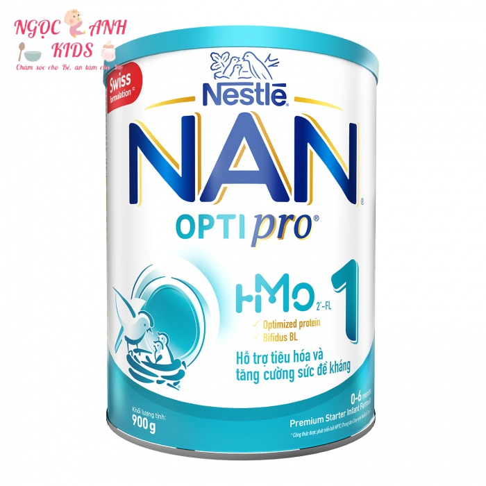 Sữa Nan Optipro HMO số 1 2 3 900g hàng nhập khẩu