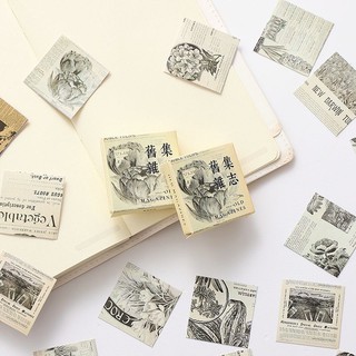Sticker hộp - Old Magazines