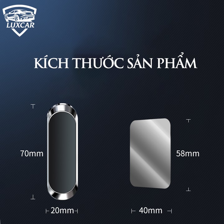 Giá đỡ điện thoại nam châm trên ô tô LUXCAR | BigBuy360 - bigbuy360.vn