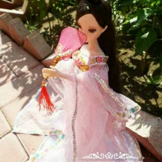 Quạt cổ trang cho búp bê