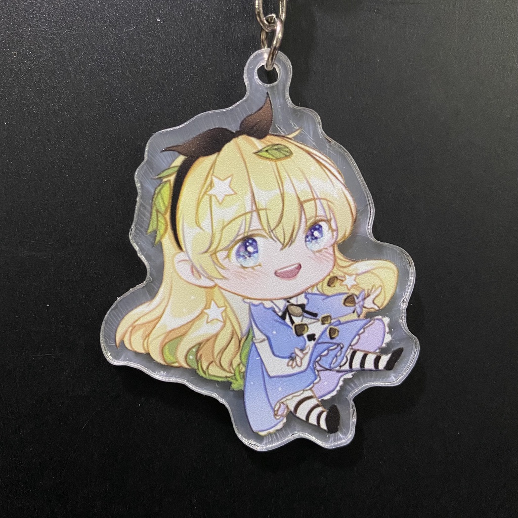 ( Mica trong acrylic ) Móc khóa MỘT NGÀY NỌ TÔI BỖNG TRỞ THÀNH CÔNG CHÚA manhua anime chibi